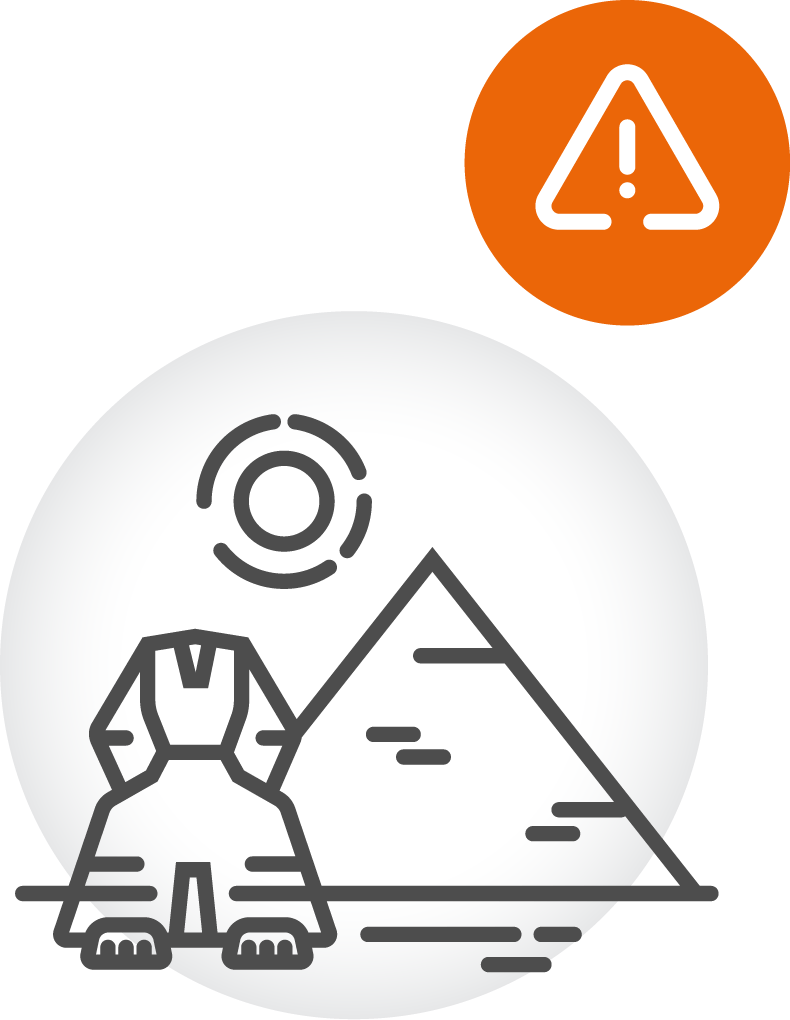 Liver icon with virus particles